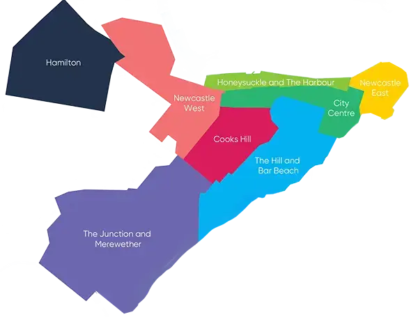 Painting and renovation service areas across Newcastle NSW by Australian Mega Colours