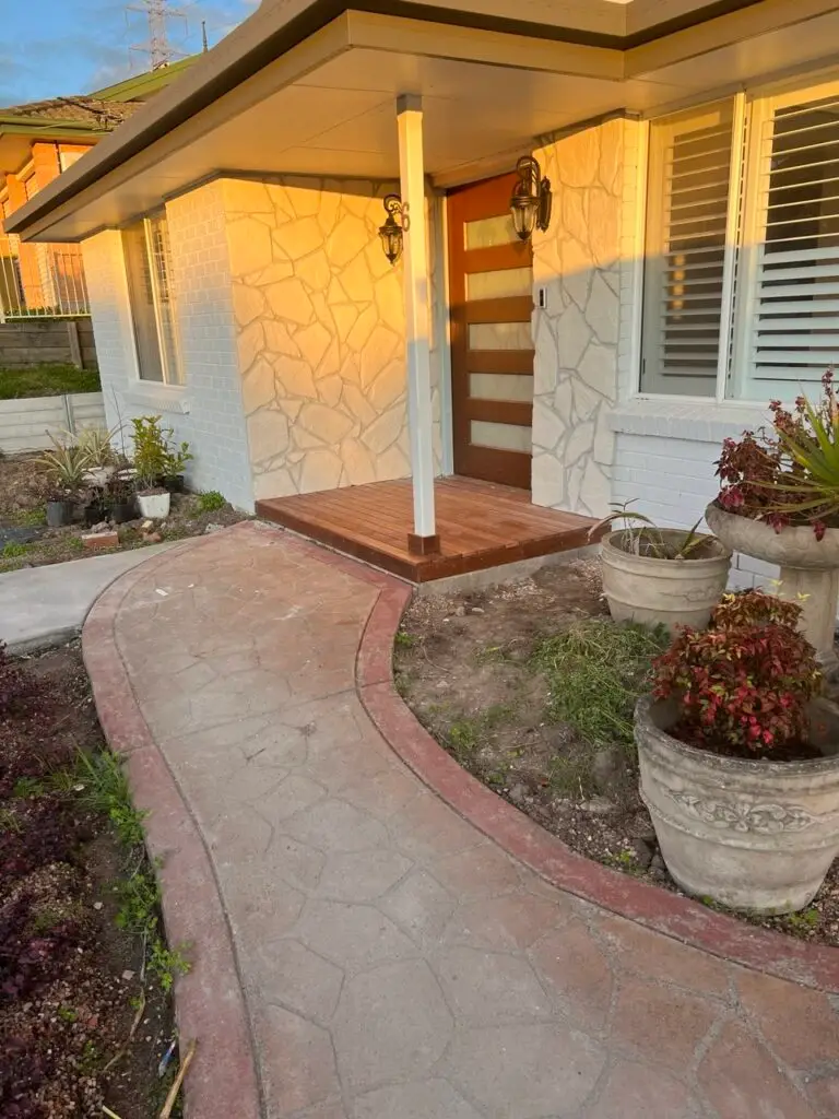 House renovation exterior entry upgrade in Newcastle NSW by Australian Mega Colours