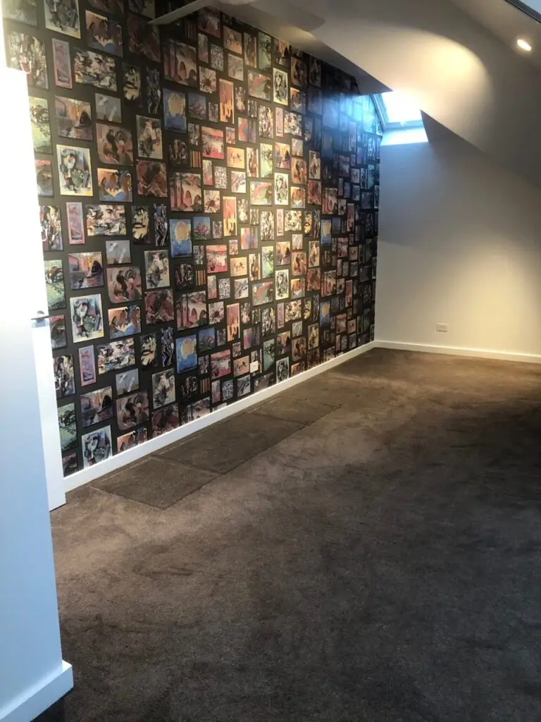 Residential interior painting and feature wall renovation in Newcastle NSW by Australian Mega Colours